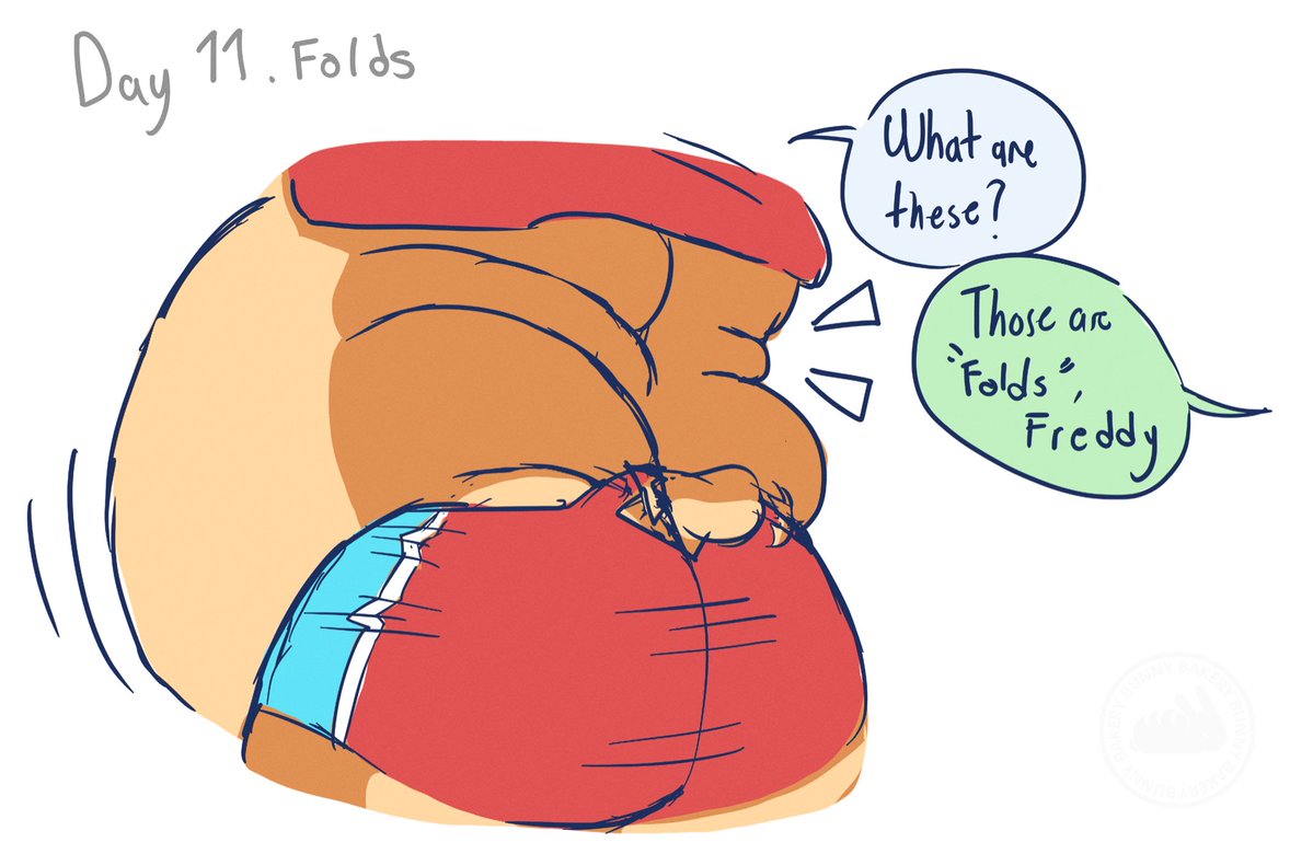 Day 11. Folds 

Each day has its discoveries, and this bear now has noticeable folds :3c

#Fattytober2025