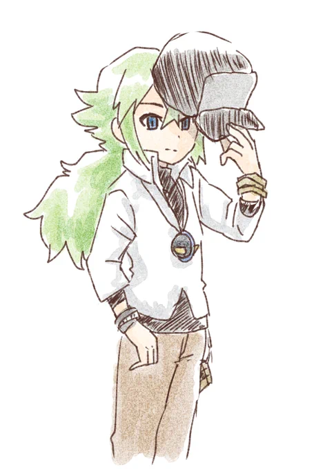 XY12周年か～懐かしいな～N君好きだったな～…N君BWやないかい ってなったんですけど描きたくなったから描きました