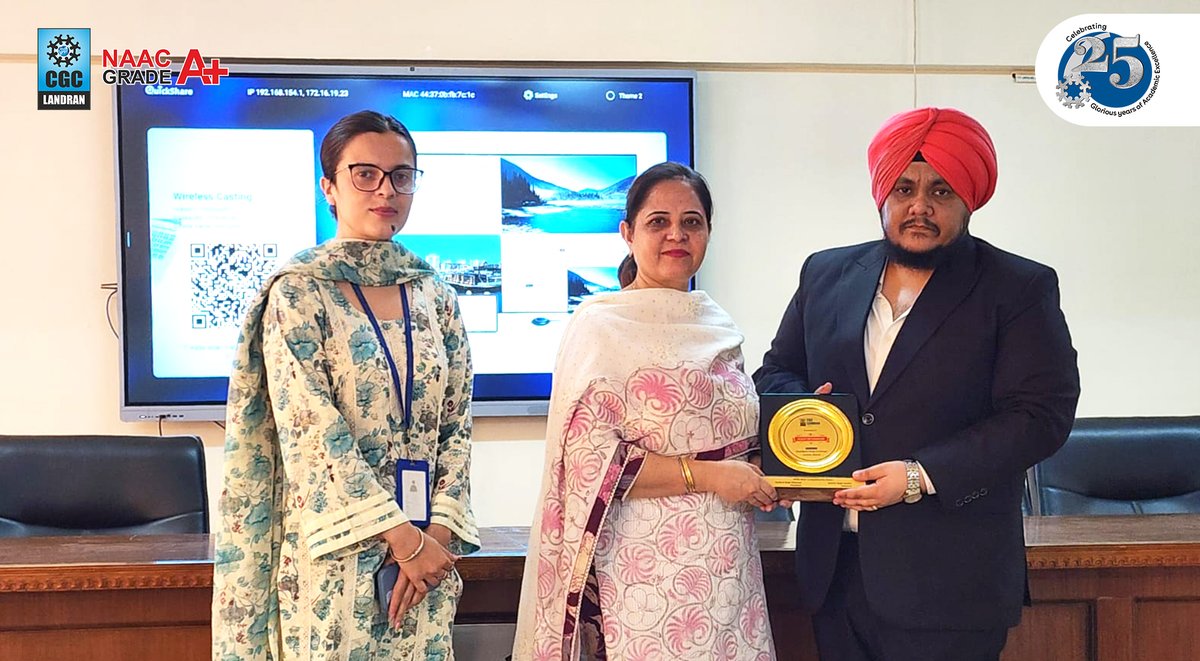 CGCPunjab's tweet image. The Dept. of IT, CEC–CGC Landran, hosted an expert session on OffSec: From the Eyes of a Hacker with Mr. Lovejot Singh Chhabra, Founder &amp;amp; Director, Cyber Defence Intelligence, empowering students with real-world cybersecurity insights.

#CGCLandran #CyberSecurity #EthicalHacking