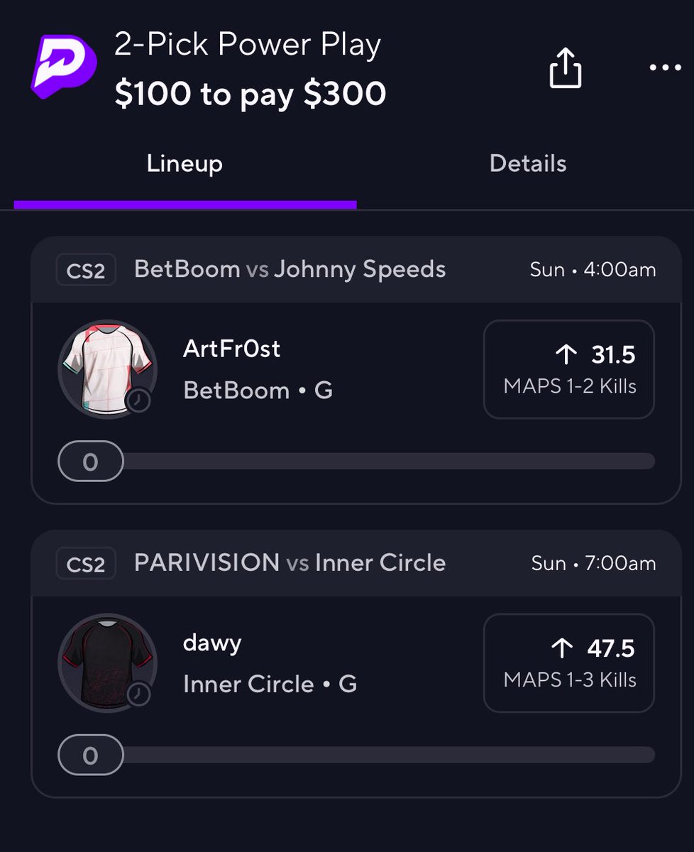 CS2 Wake &amp;💰 

Art form is amazing 75 ADR avg 1.10+ rating recent series a 🔥 awper to watch especially going against draken he has a clear edge against JS 

Dawy avg 30+ against pari 1-2 giving 3 maps I trust he can touch close to 50

Leave a ❤️ if tailing