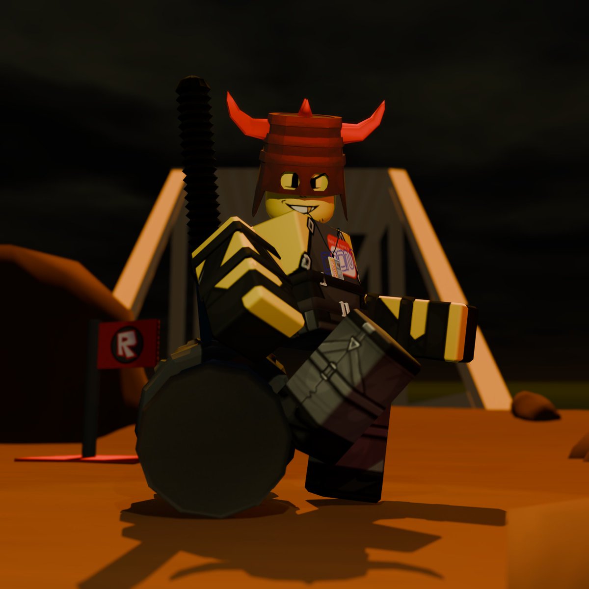 rblxBloxiconDef's tweet image. Here's a look at the renders for Scripter and Doombringer!
Renders by: @Loose3Cannon 
Doombringer face by @ShhhOnes 
#Bloxicondefense #RobloxDev #robloxadmin
