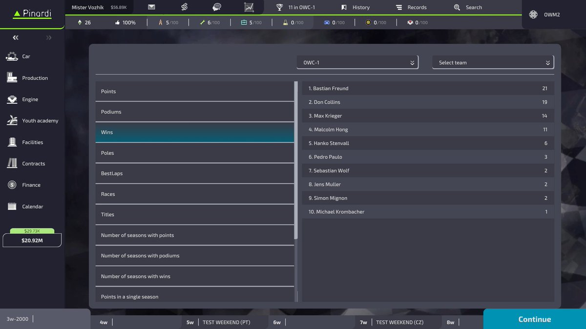 OpenWheelManage's tweet photo. Update 1.1.1
A records screen added 
Details: https://t.co/r0qxCDCfjq https://t.co/Tojo2N6jxA