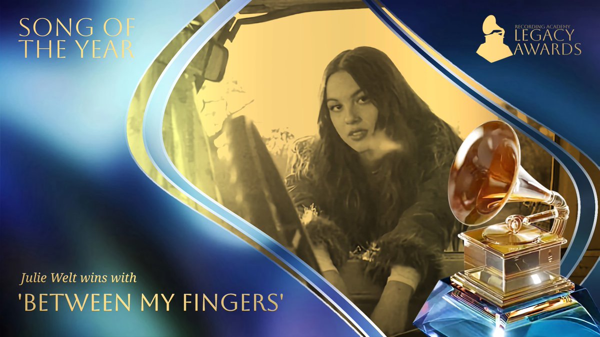 Com Between My Fingers, Julie Welt é ganhadora de Song Of The Year!