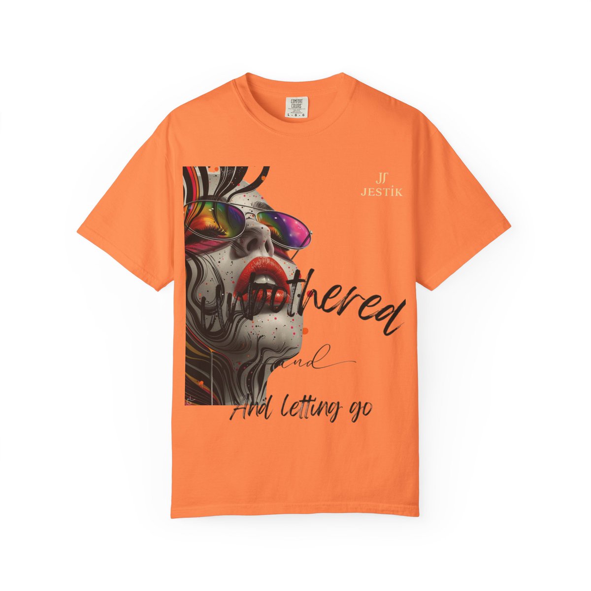 EstherShik67912's tweet image. Unbothered. Unapologetic. Unstoppable.  
🎨 Let go of the noise — wear your peace.  
JESTIK – Where art meets attitude.  
#Unbothered #LettingGo #JESTIKStyle #WearYourVibe