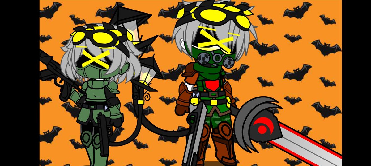 MrPiggygam69494's tweet image. Halloween Drones #SerialDesignationN #SerialDesignationV #UziDoorman #SerialDesignationJ #MurderDrones #GachaClub