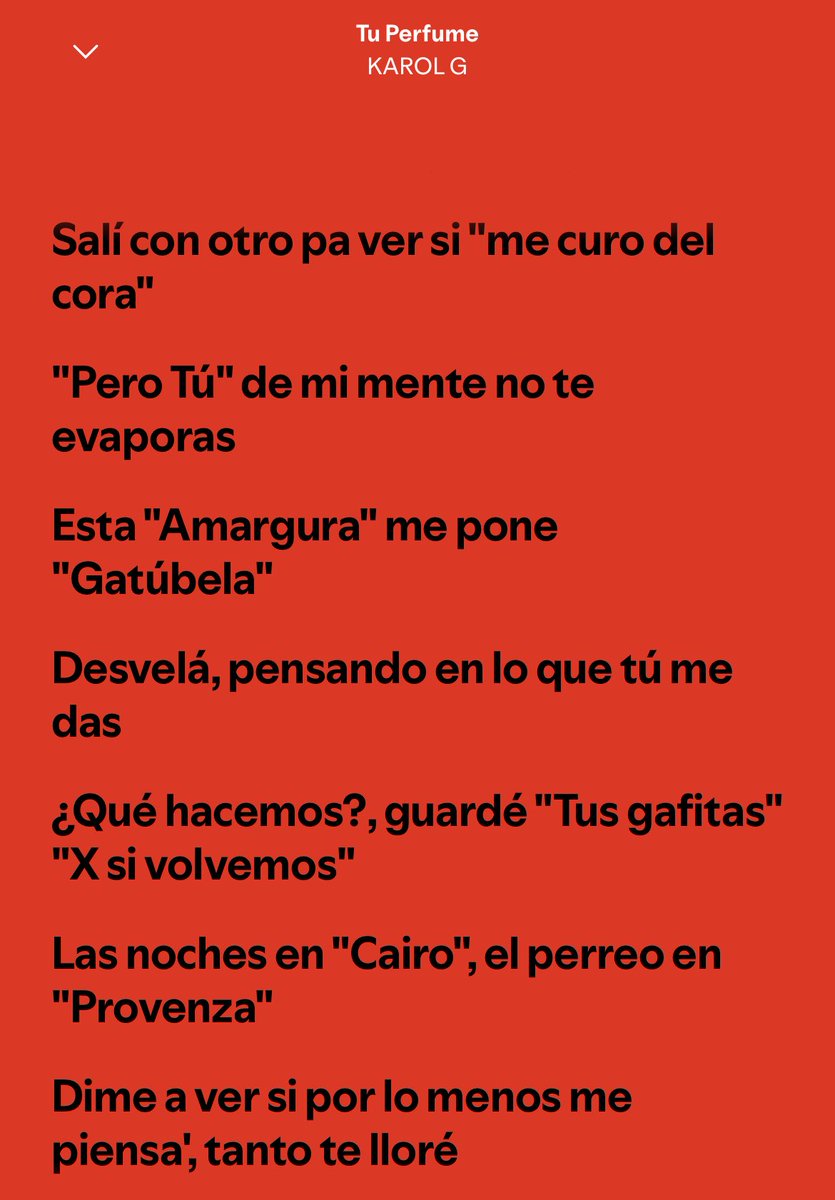 SintoMuitoBlues's tweet image. E quando a Karol G falou TODA A TRACKLIST do álbum anterior em “tu perfume”