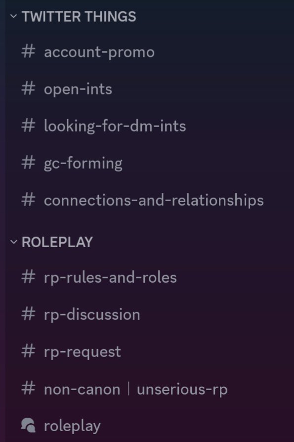 CREATI0N0FL0VE's tweet image. જ⁀➴ ♡ OOC !
// HEY!! ARE U A ROBLOX PARODY ACC?!? WANNA BE IN A SPACE WITH OTHERS LIKE YOU?! WELL I GOT THE PERFECT SERVER FOR YOU.
JOIN ROBLOX PARODY TWT CENTRAL!!! WE GOT LOTS OF THINGS TO DO AND PEOPLE TO MEET :)
pls ♡ + ↺ .ᐟ
#robloxrp #parodytwt
discord.gg/aE5NhMnU