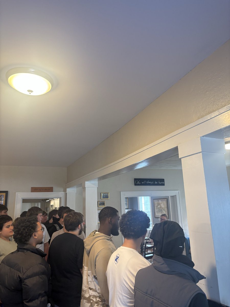 Thank you to Sean’s House for having us today! Our guys had a great time learning more about this amazing resource — and getting to know each other better as teammates.