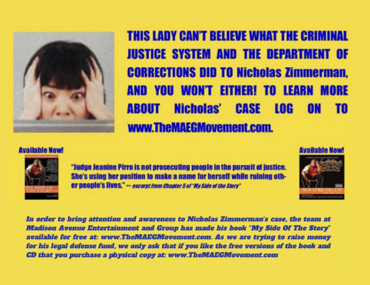 MAEG_Movement's tweet image. This woman couldn’t believe what the criminal justice system and Department of Corrections did to Nicholas Zimmerman — and you won’t either. 😡

Nicholas Zimmerman’s story isn’t fiction — it’s a nightmare lived in real time.

Read the truth they tried to hide ⬇️