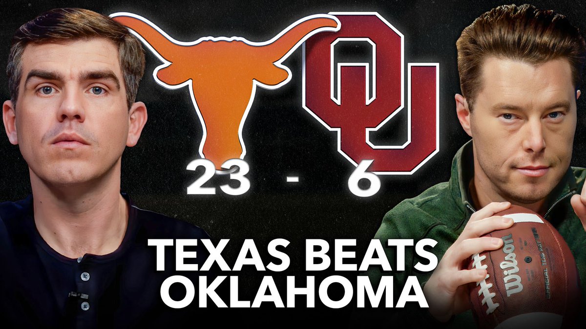 JakeCrain_'s tweet image. 🐂 TEXAS BEATS OKLAHOMA REACTION!!

FULL GAME BREAKDOWN HERE: youtu.be/cBKJY0Iu_hc?si…