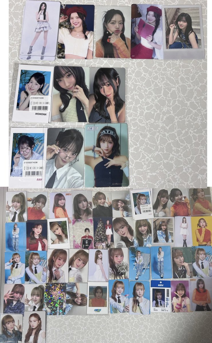 EMA_135shi's tweet image. 再喝
ME:I トレカ グッズ ポストカード KOKORO MIU MOMONA RAN SHIZUKU AYANE KEIKO KOKONA RINON SUZU TSUZUMI 

譲:画像グッズ

求:買取

メルカリ最安値以下🙆‍♀️
希望額と希望グッズをリプにてお教え下さい🙇‍♀️
リプに画像続いてます

 #ME_I  #ME_I買取  #ME_I交換