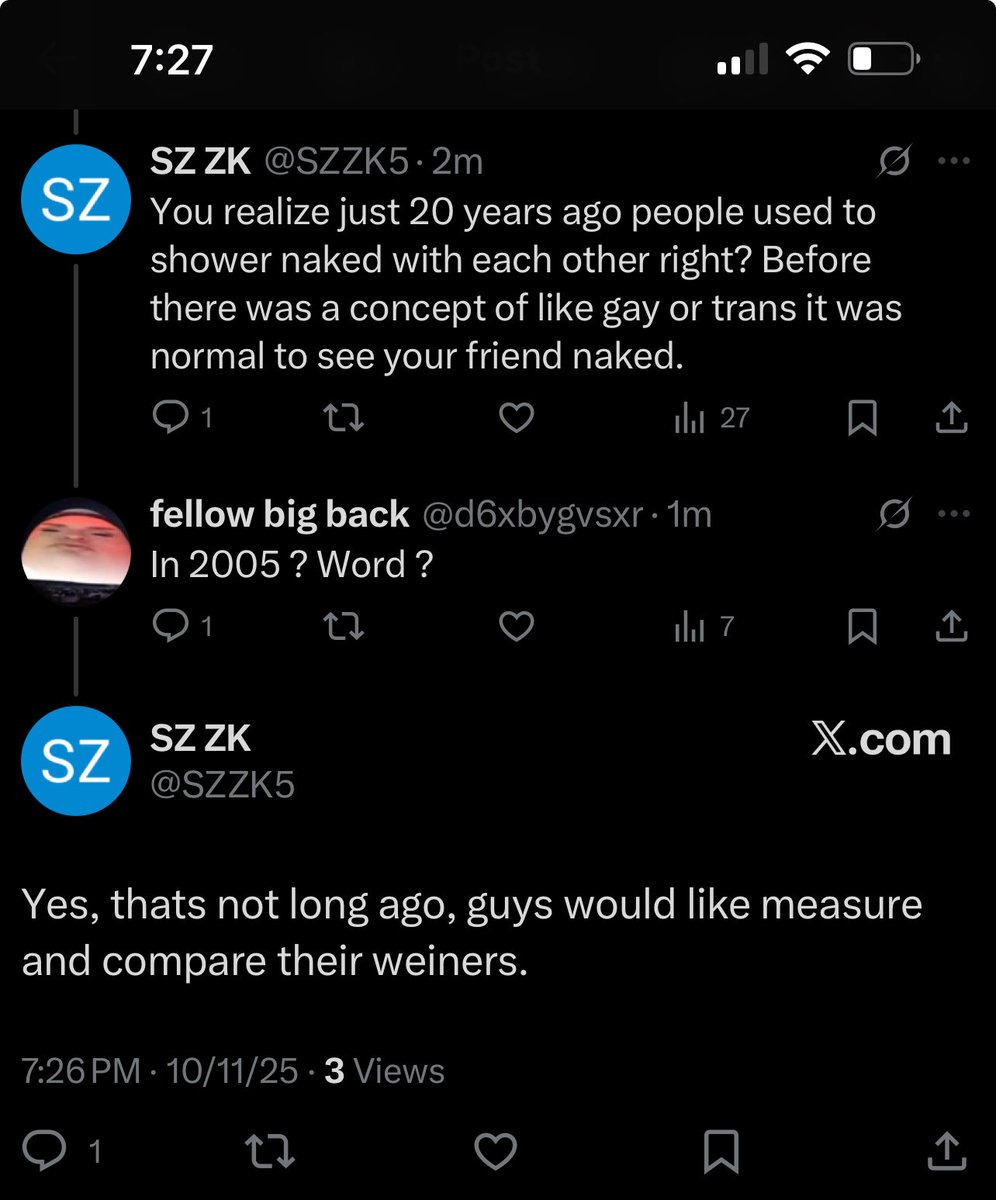 dyingscribe's tweet image. Were you guys comparing and measuring your dicks together 2005 and earlier?