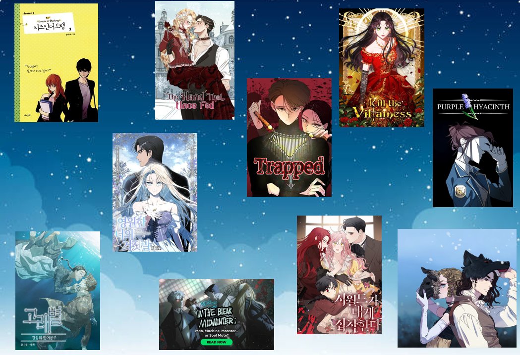 10 manhwa to get to know me