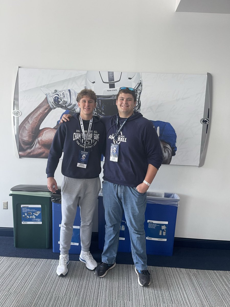 RoccoGriguoli's tweet image. Had a great day at Penn state. Thank you for the invite. looking forward to being back.
@JoeMento @VAPORTRAIL2471 @HappyValleyUtd @PRZVicCastillo @PAPrepVarsity @Mvillagr88 @NittanyNatRec @PennStateFball @Coachpoindexter @PaFootballNews @PA_TodaySports @coachjfranklin @CoachOG