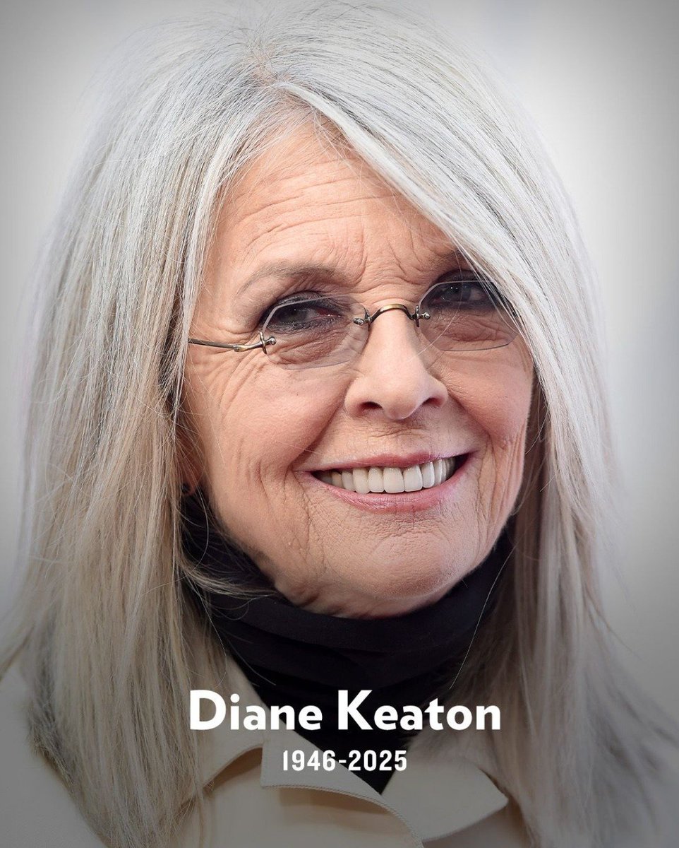 anonymousgroupx's tweet image. 🚨 BREAKING: Diane Keaton has died. She was 79.
Oscar-winning actress Diane Keaton, one of the most beloved and influential figures in American cinema, has reportedly passed away at the age of 79 in California. Known for her unmistakable charm, quick wit, and timeless sense of…
