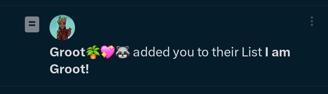 Aw, Groot. You shouldn't have.