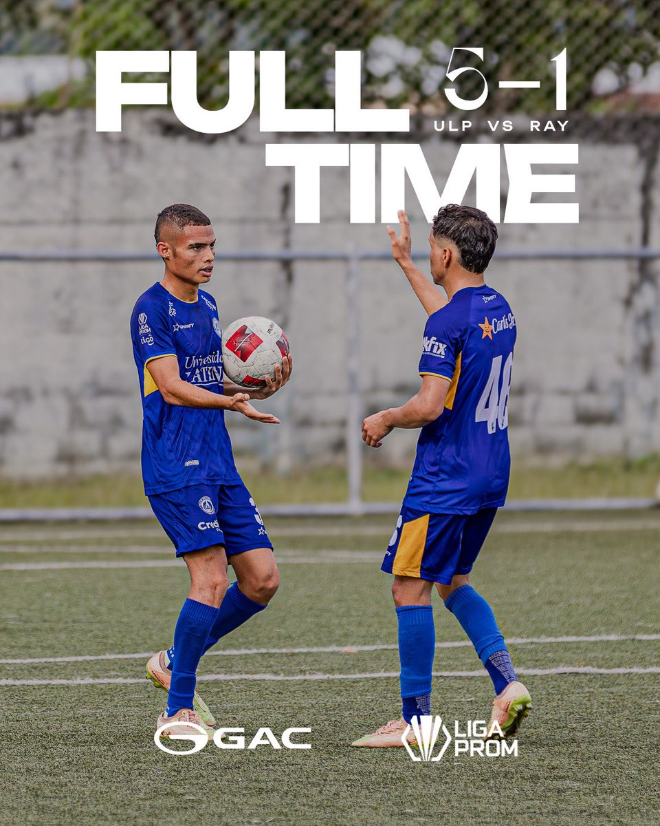 Jornada completa en nuestras categorías juveniles ✅
<a href="/liga_prom/">LIGA PROM</a> 
@ulatinapanama 5-1 @mariomendezfcc 
2 Oliver Pinzon
1 Iván Picart
1 Abdiel Salcedo 
1 Roberto Reina