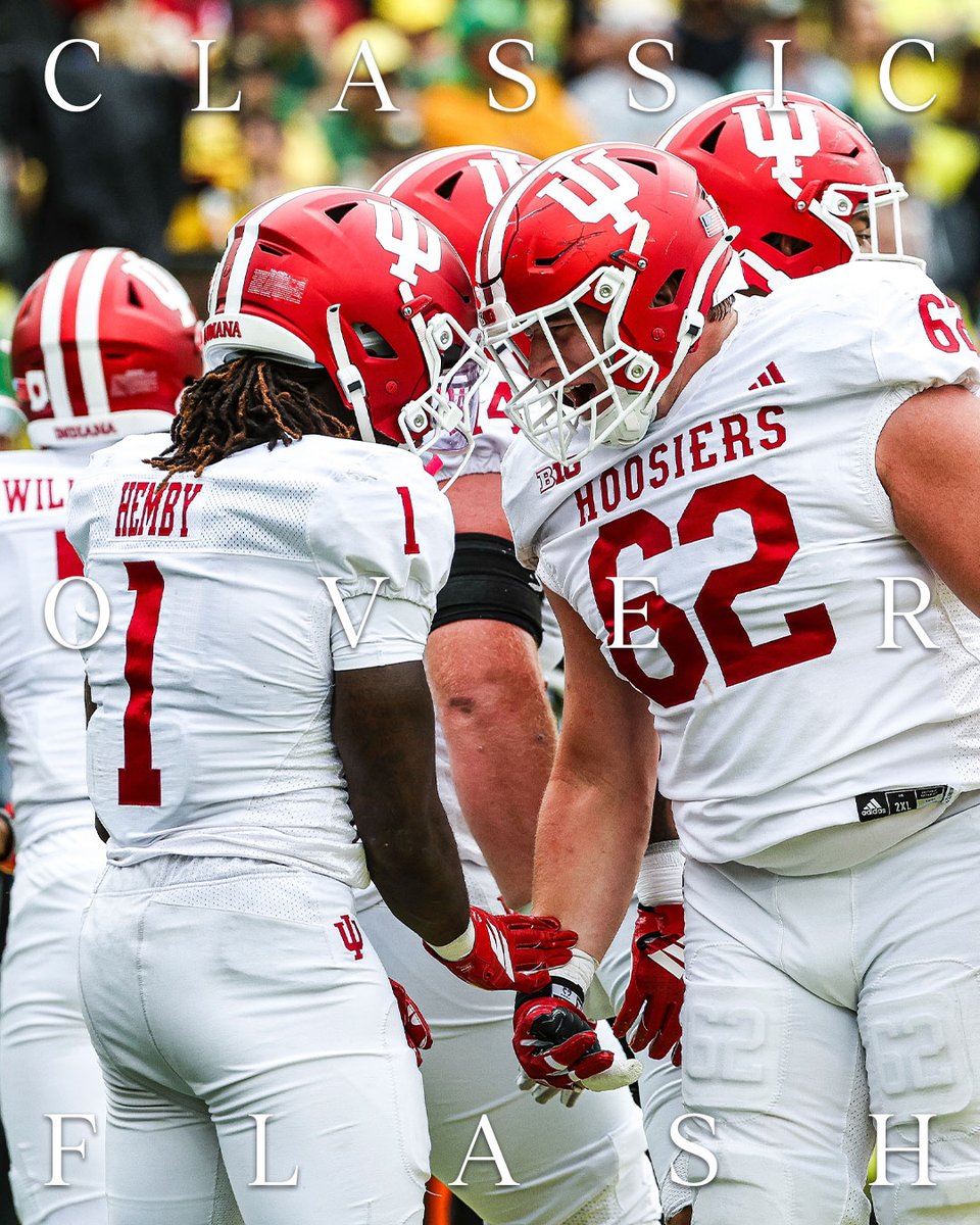 adidasFballUS's tweet image. Not a flash in the pan 📈 @IndianaFootball