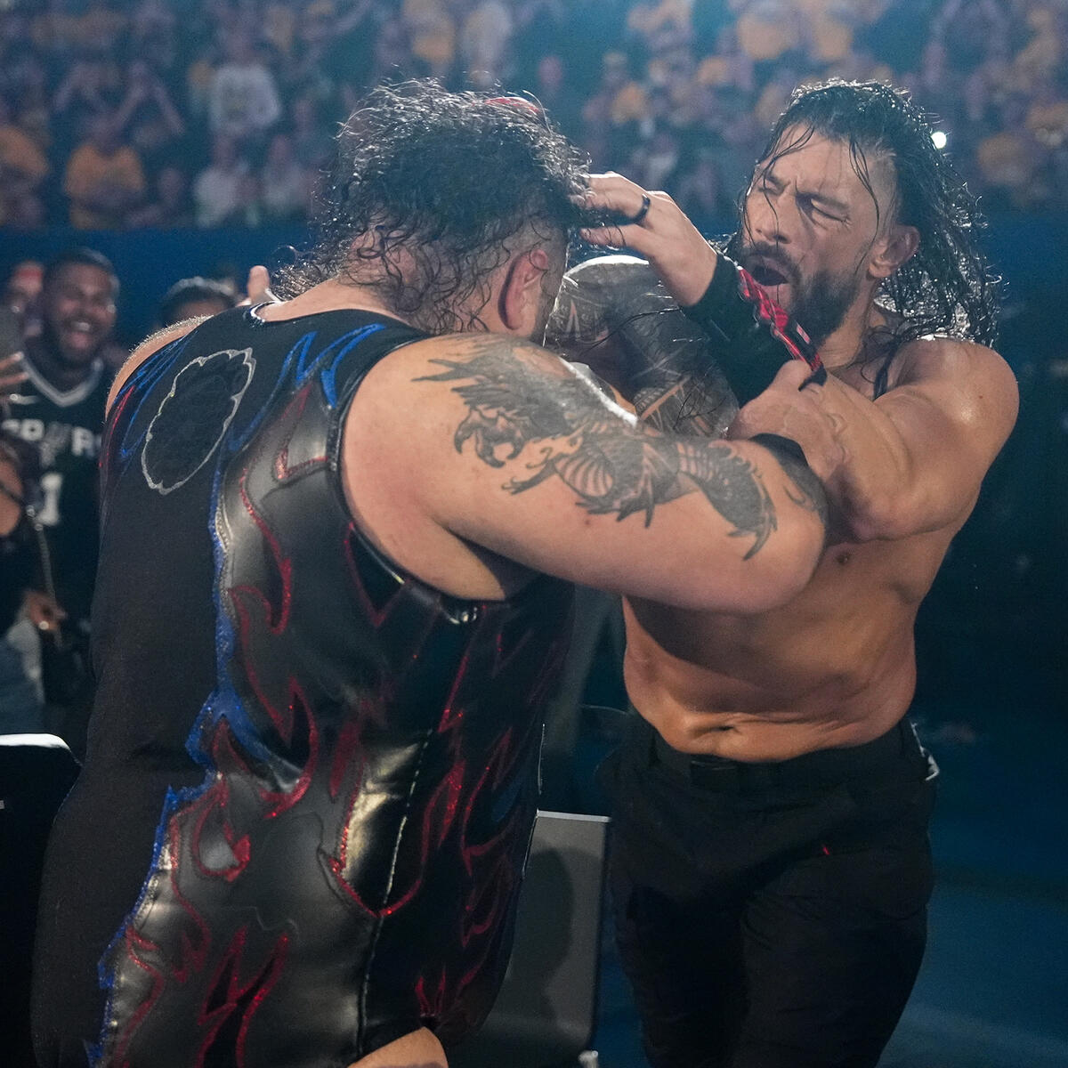 JaxEmpireGang's tweet image. K.I.N.G! @WWERomanReigns 🤩👑☝️💙 #RomanReigns #RomanEmpire #TheHeadOfTheTable #TheTribalChief #TheKing #TheOTC #OTC1 #TheGOAT #WWE #TheBigDog #TheSamoanSuperman  #TheGuy #WWECrownJewel