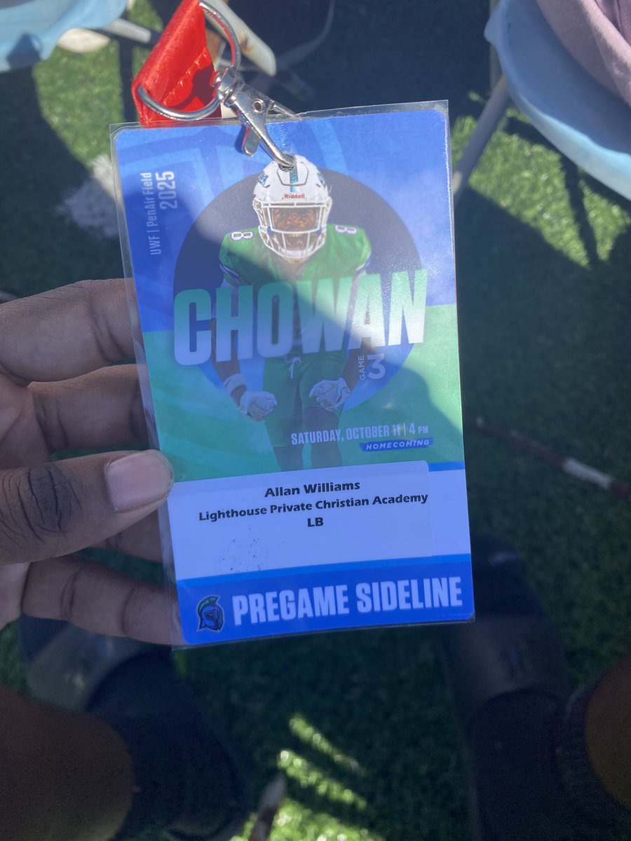 Allanwill850's tweet photo. At @UWFFootball today #AGTG✝️ #stingrays @everette_alford @FlaHSFootball @CoachMelo90 @Spotlight39_Pod @BLester1993 https://t.co/vb4CTXwTa5