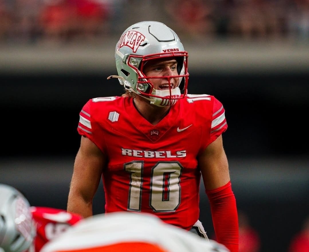 NCAAFNation247's tweet image. Week 7 Performance

QB Anthony Colandrea - UNLV

• 361 Passing yards 1 TD
• 62 Rushing yards 2 TDs