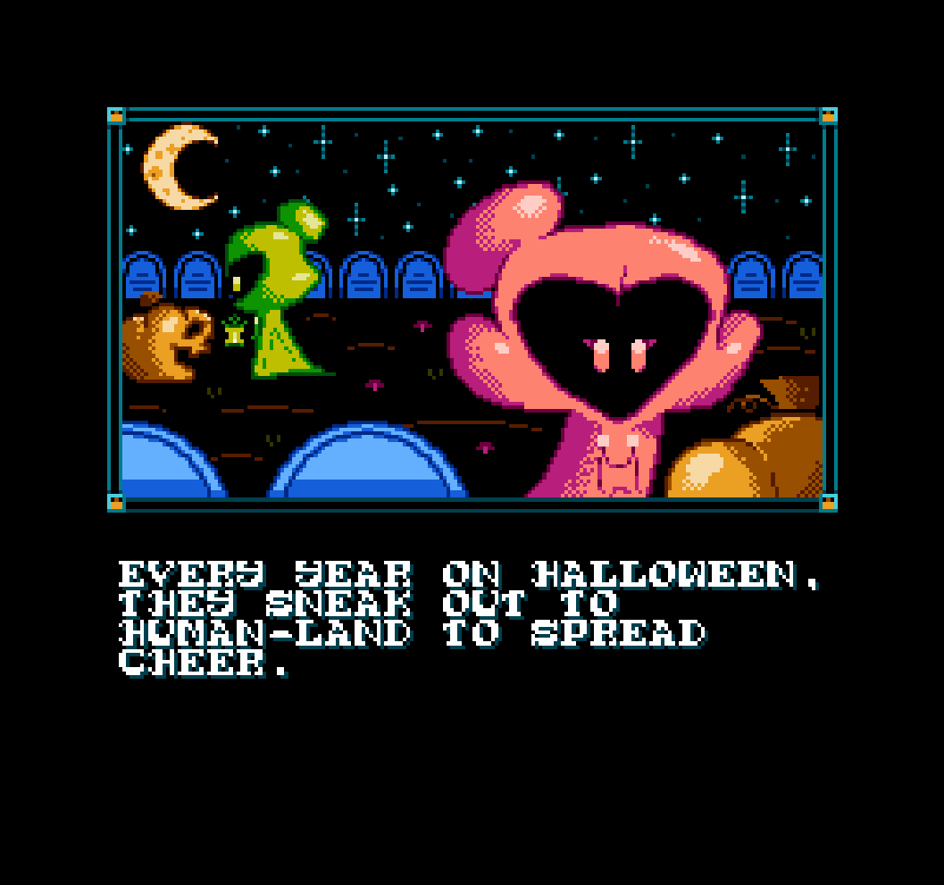 TheKevsterGames's tweet image. Pumpkin Light 2 includes cutscenes at the beginning of the game and after completing a world. These full-size pixel art illustrations of the characters display a mixture of their in-game sprites and instruction booklet artworks.
#indiegame #gamedevelopment