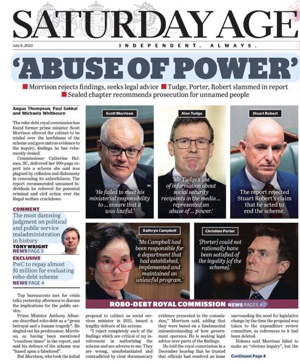 sydols's tweet image. #Robodebt @NACCgovau @MRowlandMP #auspol