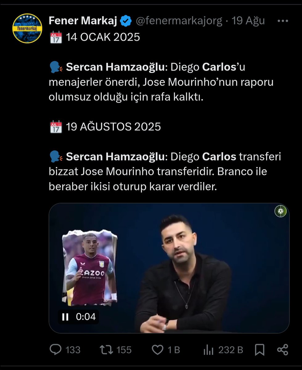 obradomourinho's tweet image. ulan biri @sercanhamzaolu mesleğini etik değerleri olmadan, paparazi haysiyeti ile yaptığını onaylıyor. Diğerinin Fenerbahçe&apos;ye verdiği zarar ortada.
Banu Avar belki Abartmıştı ama; Acun &apos;un yapımları kadar yöneticiliği de Fenerbahçeliliği de boş ve yararsızdır. 
#Fenerbahçe