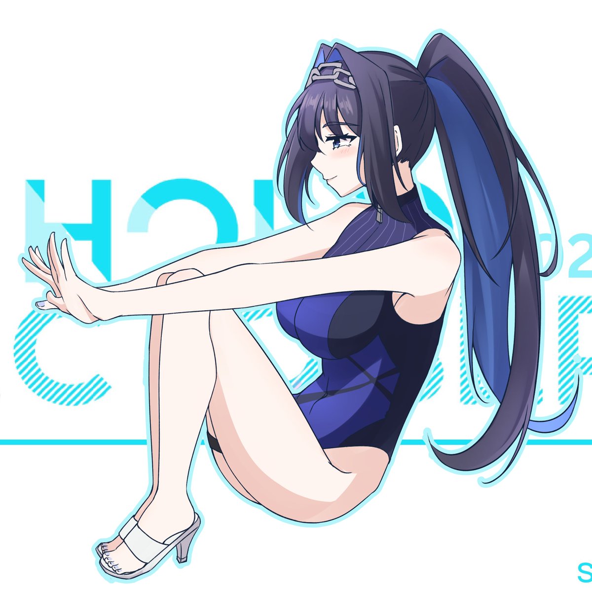 Day 11
swimsuit💙
#HOLOctober #HOLOctober2025  #kronillust