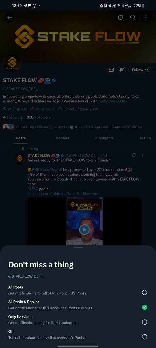 shredder__0's tweet photo. @TBG_JUST_G Thank you for the opportunity 🙏🏻
I'm bullish on #STAKEFLOW
0xa0d20e17f541aa5756652297f600a3d489C14f8e https://t.co/r4Dvv7MoIY