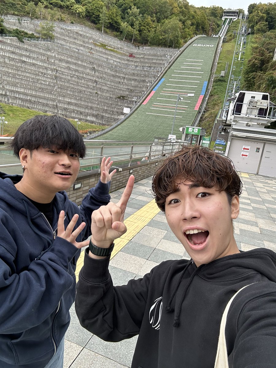 おはしゅり☀️

本日は大倉山ジャンプ競技場でイベント！！
全力で楽しんで頑張ってきまーす💪

#大倉山スキージャンプ競技場 
#スポフェス