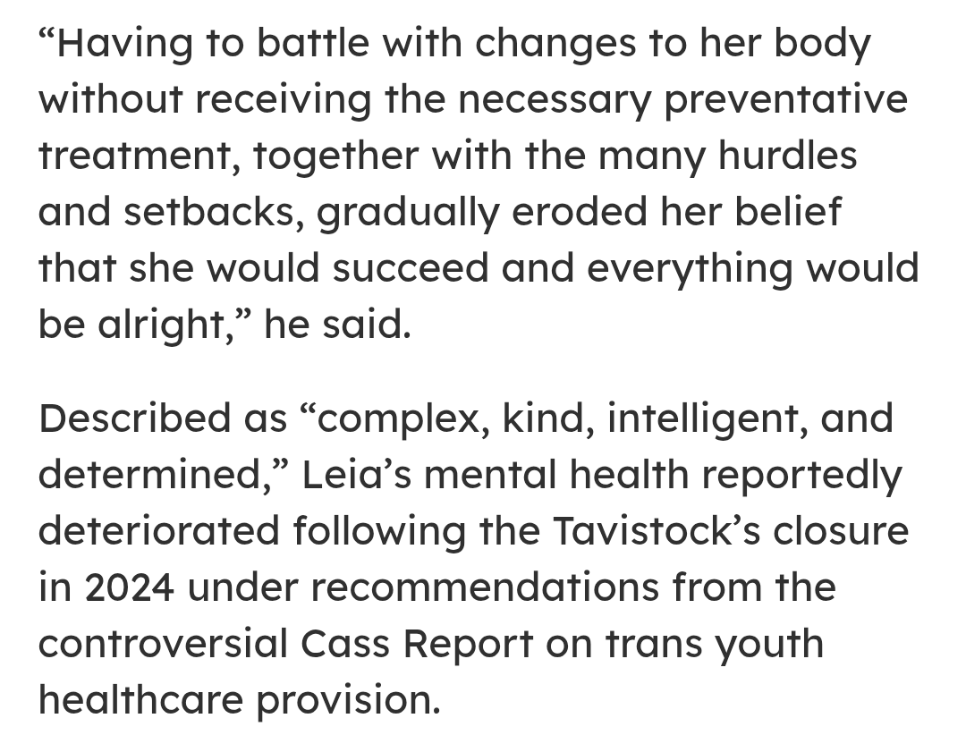 Leia was not a poll number, a culture war, or an issue to debate. She was a young girl denied the freedom she needed to live.