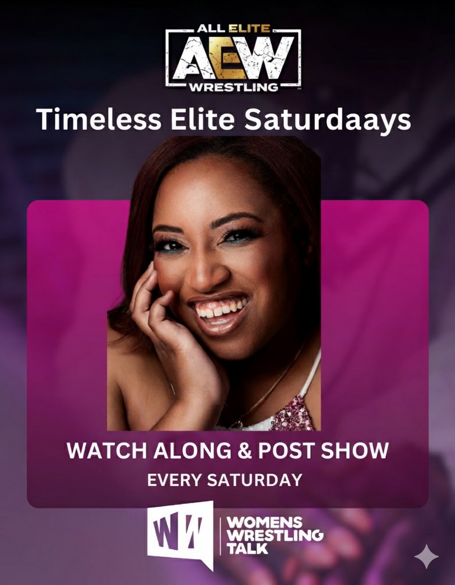 Women's Wrestling Talk (@wwtalkpod) on Twitter photo Head over to our YouTube RIGHT NOW to join #TimelessEliteSaturdays <a href="/CourtneyNJ11/">Courtney Rice</a> LIVE to #WatchAlong #AEWCollision
Women's Wrestling Talk ecs.page.link/i6N51
#WWTLive Head over to our YouTube RIGHT NOW to join #TimelessEliteSaturdays <a href="/CourtneyNJ11/">Courtney Rice</a> LIVE to #WatchAlong #AEWCollision
Women's Wrestling Talk ecs.page.link/i6N51
#WWTLive