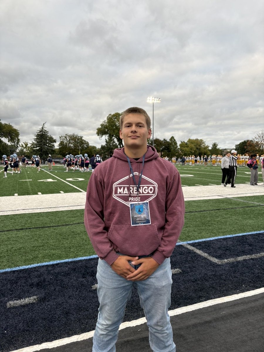 JacobLeidig's tweet image. Big thanks to @ElmhurstU_FB, @CoachTreschitta and @Coach_Tahaney  for having me out for a game day visit. I had a great time and enjoyed the tour.