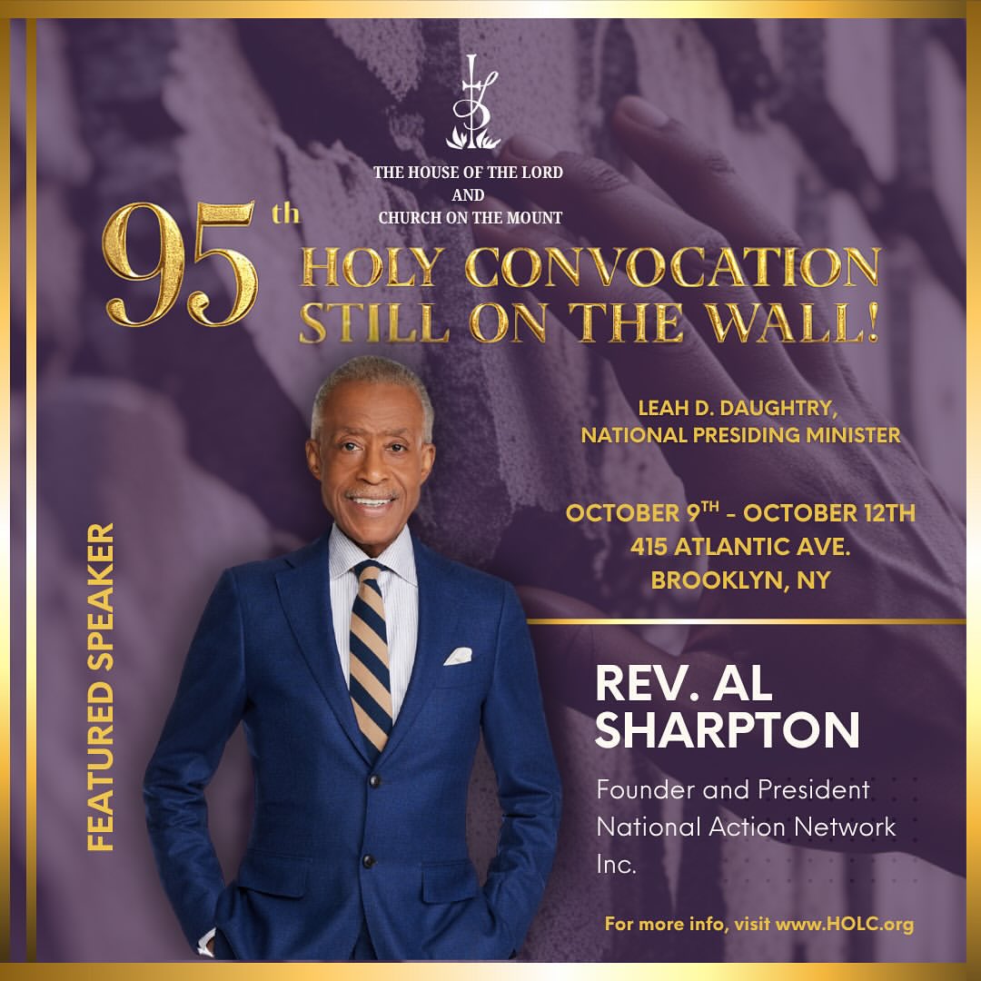TheRevAl's tweet image. Repost from @thehouseofthelord
•
TONIGHT — The Wall Will Shake! 🔥
The 95th Holy Convocation continues tonight with a powerful encounter you don’t want to miss.
🎤 Featured Guest Speaker: Rev. Al Sharpton
🎭 Featured Liturgical Dancer: Rev. Eyesha K. Marable
Come ready to…