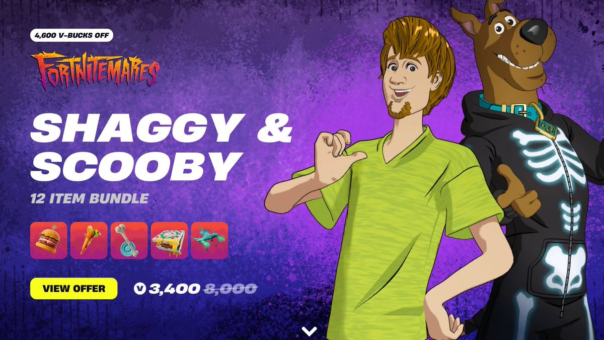 BackersGamesF's tweet image. BRO WHAT 3400 VBUCKS 😭

Only Shaggy and Scooby cost $30, and we are waiting for 3 more skins. Are you kidding me?