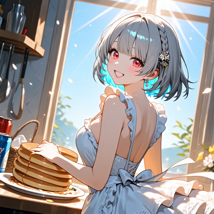 おはぷーん🎶
🌞👩‍🍳☕️🥞💕🤗❗
#AIart #AIイラスト 71日目