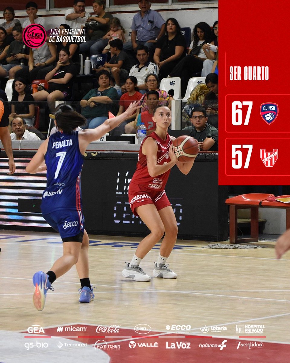 InstitutoACC's tweet image. Fecha 2 | @LFBArgentina 🏀

⌚ 𝗙𝗜𝗡𝗔𝗟 𝟯𝗖

🟦🟥 Quimsa 67
🟥⬜️ #Instituto 57

📺 Seguí el juego por @basquetpass

#VamosGloria 🇦🇹