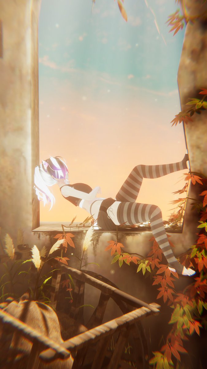 Hopefully looking towards a brighter future~

Pic by <a href="/ImpersENVT/">Impers!【ENVTuber】</a> 
#VRC #VRChatPhotography