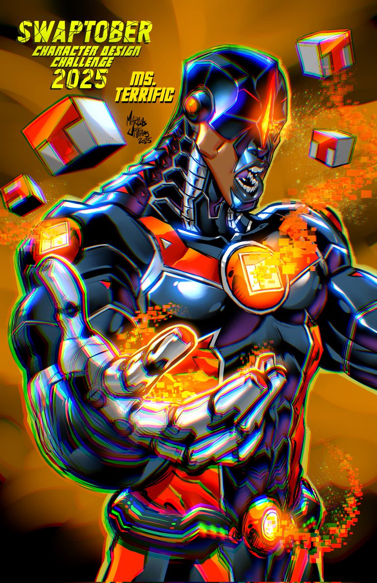 marcusthevisual's tweet image. Swaptober-Art Challenge 2025 continues! Absolute Ms. Terrific (yes, you read that right) is the 5th entry. More to come, peace y’all