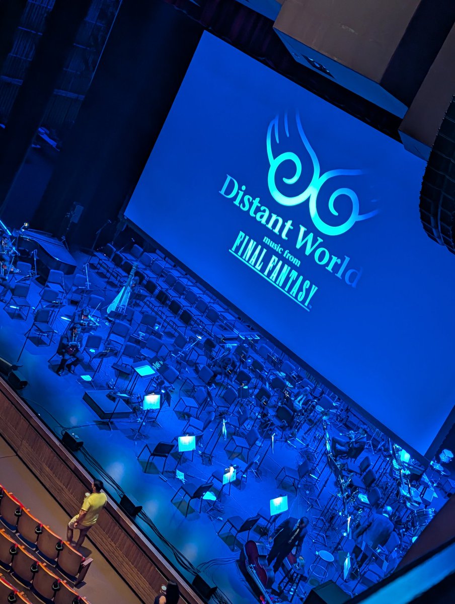 Distant Worlds with the friends and the lady tonight, very excited 😊