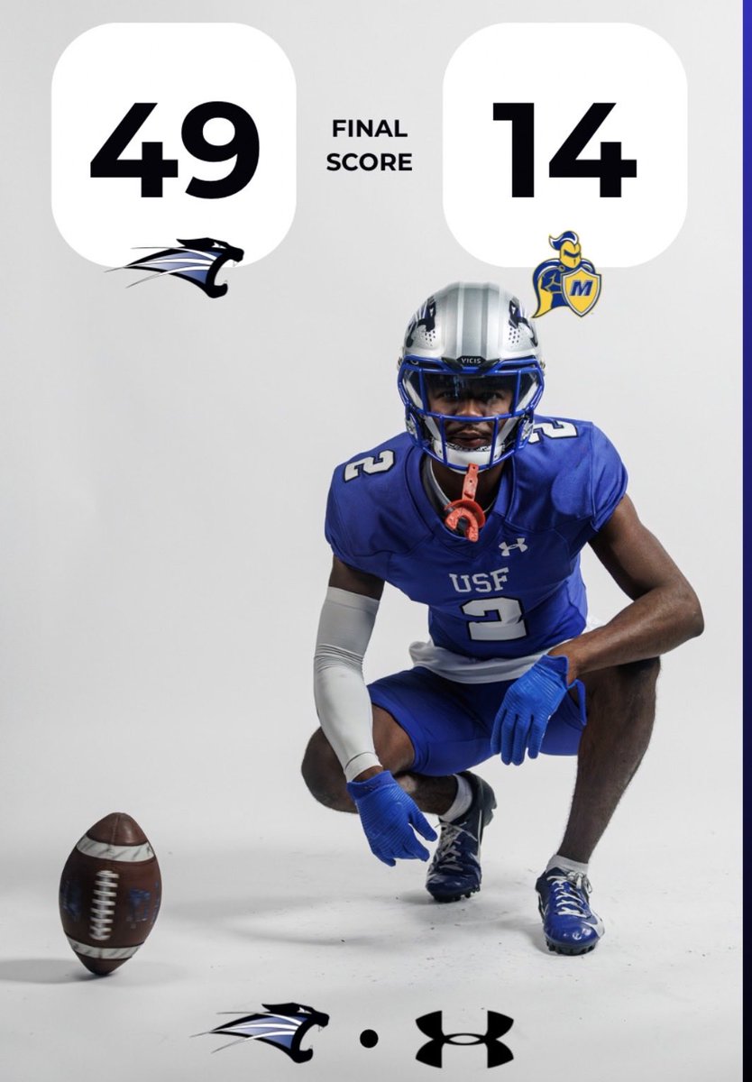 Final: USF 49 – Madonna 14

The Cougars stay hot on the road 🔥

Next up: another road test at Marian 🏈
📅 October 18
🕐 1:05 PM Kickoff

#GoCougars | #USFFootball | #OnTheHunt|#LYB