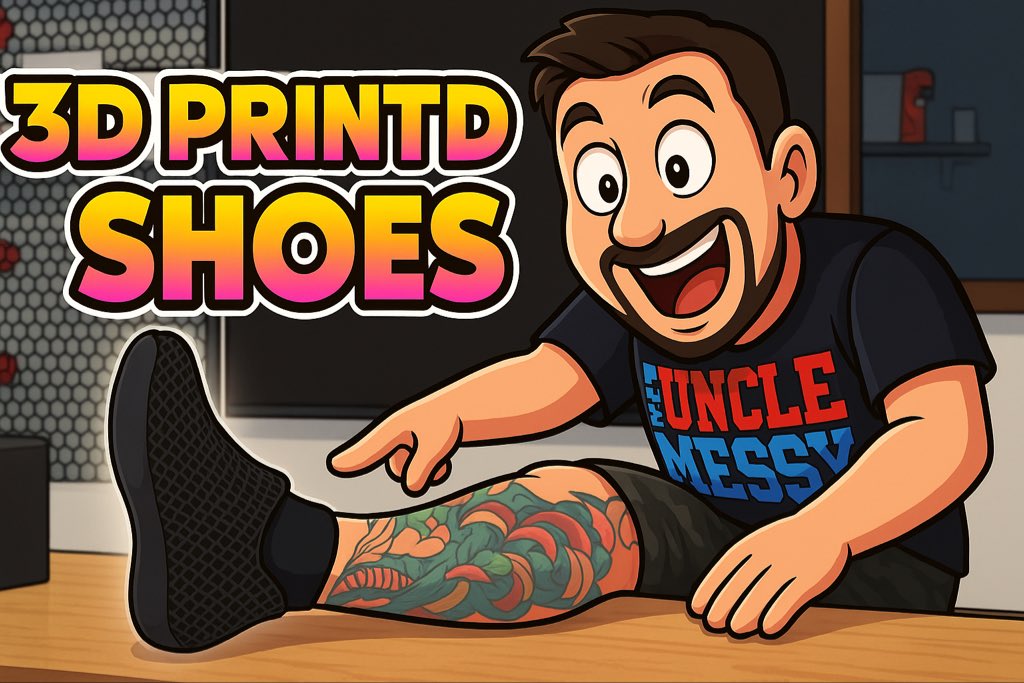 3D Printed shoes!!! There are many out there but these are mine… 3D PRINTED SHOES?! PollyFab FLUX &amp; AREO – The World’s First 5D Sneakers!
youtu.be/nvSTZf2JvsY #3dprinted <a href="/pollyfab3d/">PollyFab</a>