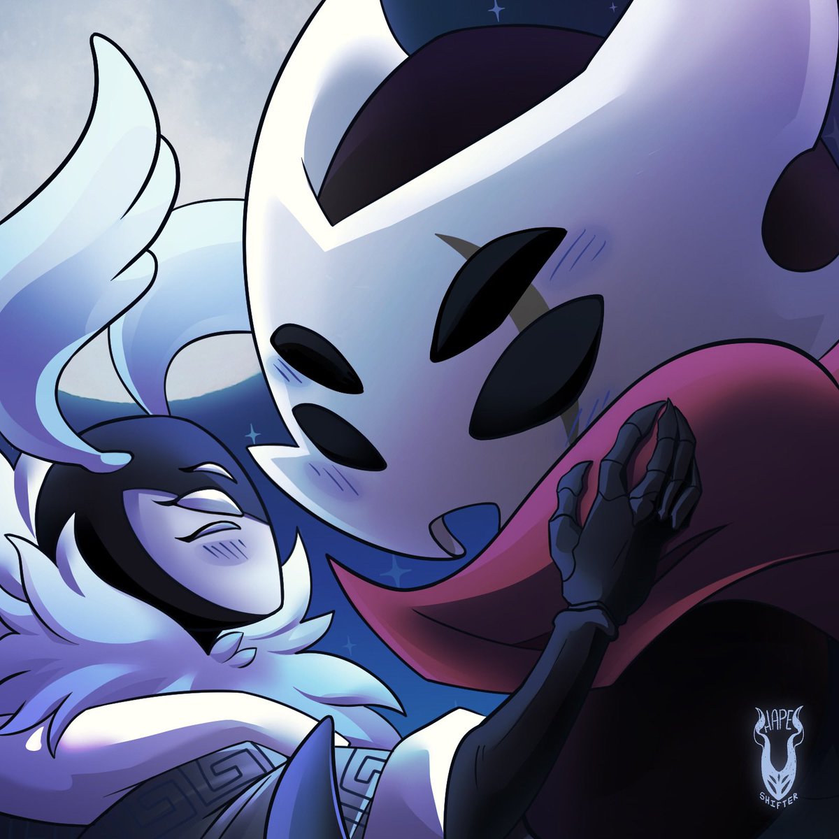 Sh4peshifter__'s tweet photo. Some Art-trades I did with friends! They allowed me to draw their amazing Oc's <33 #HK #Silksong https://t.co/UNF9sL0rUJ
