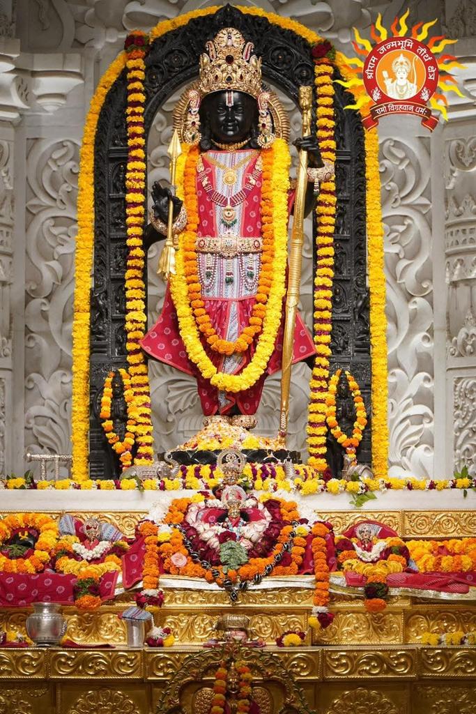bjpdrmahendra's tweet image. श्री अयोध्या धाम में प्रभु श्री रामलला जी के दिव्य दर्शन।
प्रभु श्री राम जी की कृपा हम सभी भक्तों पर सदैव बनी रहे।
जय जय श्री राम 🚩🚩
