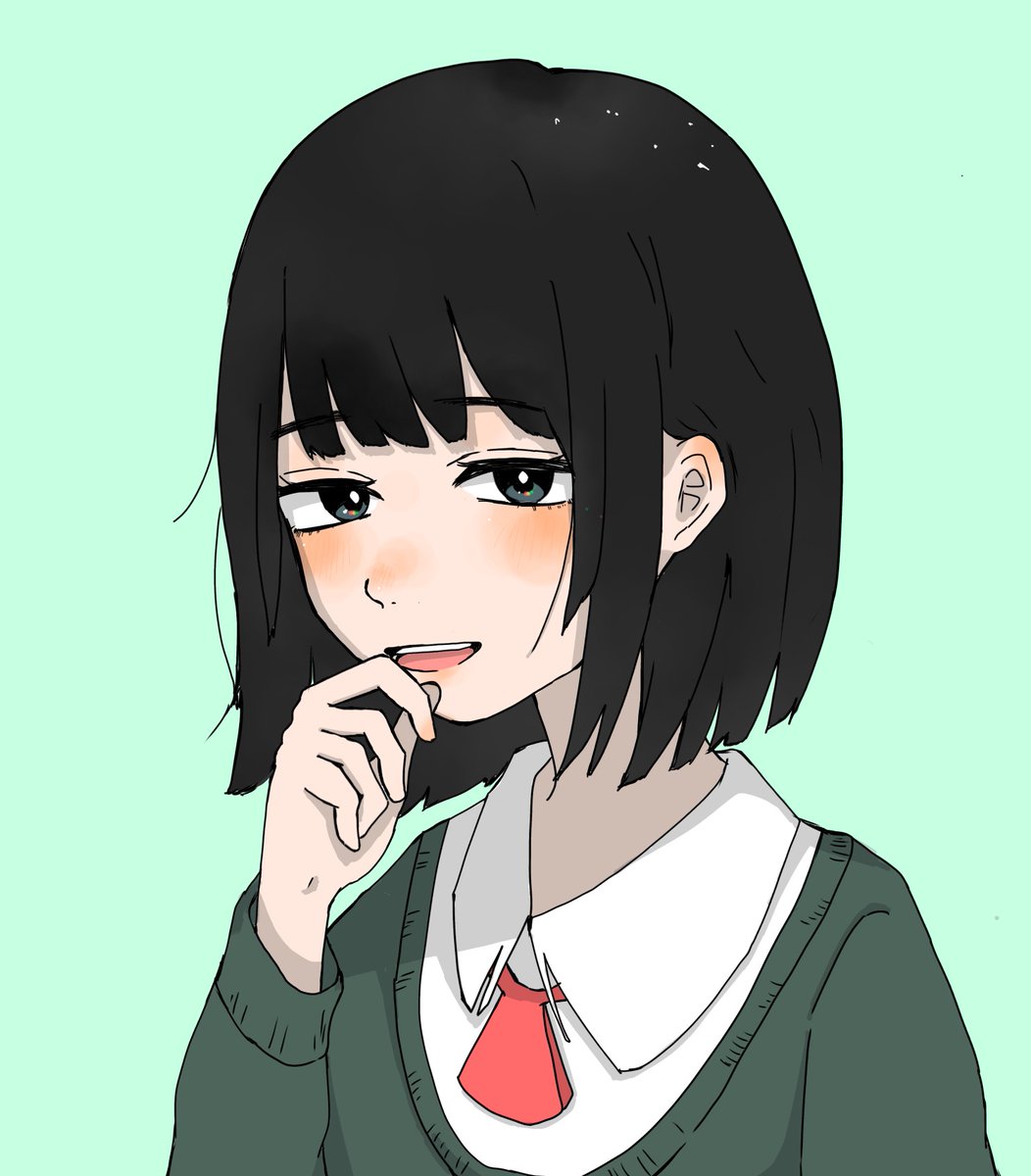 nekogakawaiinaa's tweet image. 大人しい子が笑ったとき
#絵描きさんと繋がりたい 
#絵描きさんフォロバ100