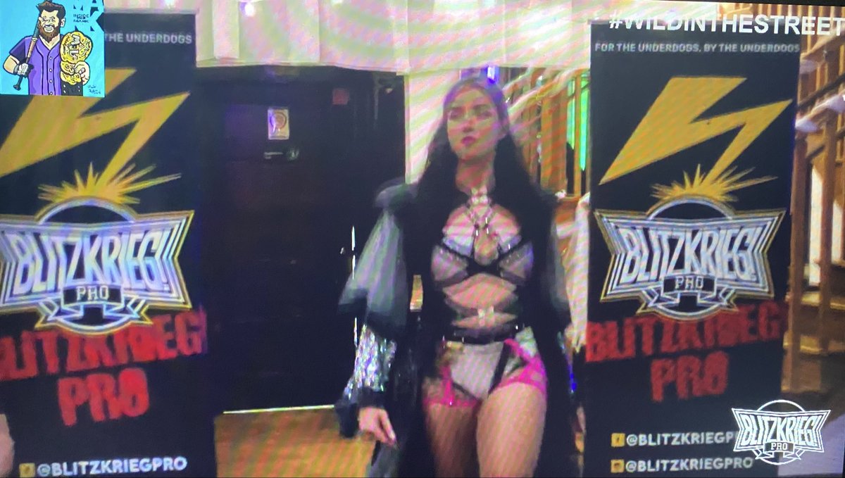 IAmCam8404's tweet photo. The 🇺🇸 Takeover Continues…
@Lena_Kross stomps through Connecticut to bring her “Power. Presence, & Precision” in her @Blitzkrieg_Pro debut!
#KaijuLena #AussieTitaness #FeFiFoFum #NumberOne #TallestBitchOnTheIndies #HotCommodity #InLenaWeTrust #BlitzkreigPro #WildInTheStreets #WomensWrestling #ForTheSisterhood 👊🏻💪🏻🇦🇺👑🔥🫶🏽💜🫶🏽☝🏻🗼