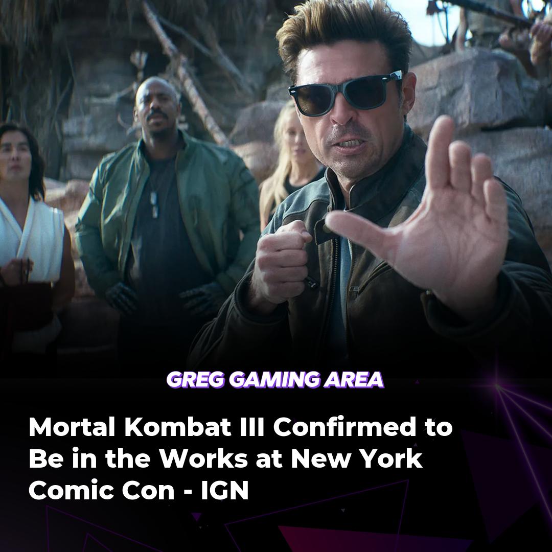 MKIII is officially in the works! Jeremy Slater is already writing the script, confirmed at NYCC. New Line &amp; WB are hyped, and so am I! Get ready for more fatalities!