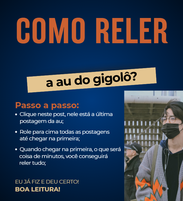 amendoline's tweet image. QUER RELER A AU DO GIGOLÔ COMPLETA? 🐤

Aqui está o passo a passo para você ler tudinho, sem as quebras da thread que o TWITTER promoveu devido sua mudança recente.

Aproveite!