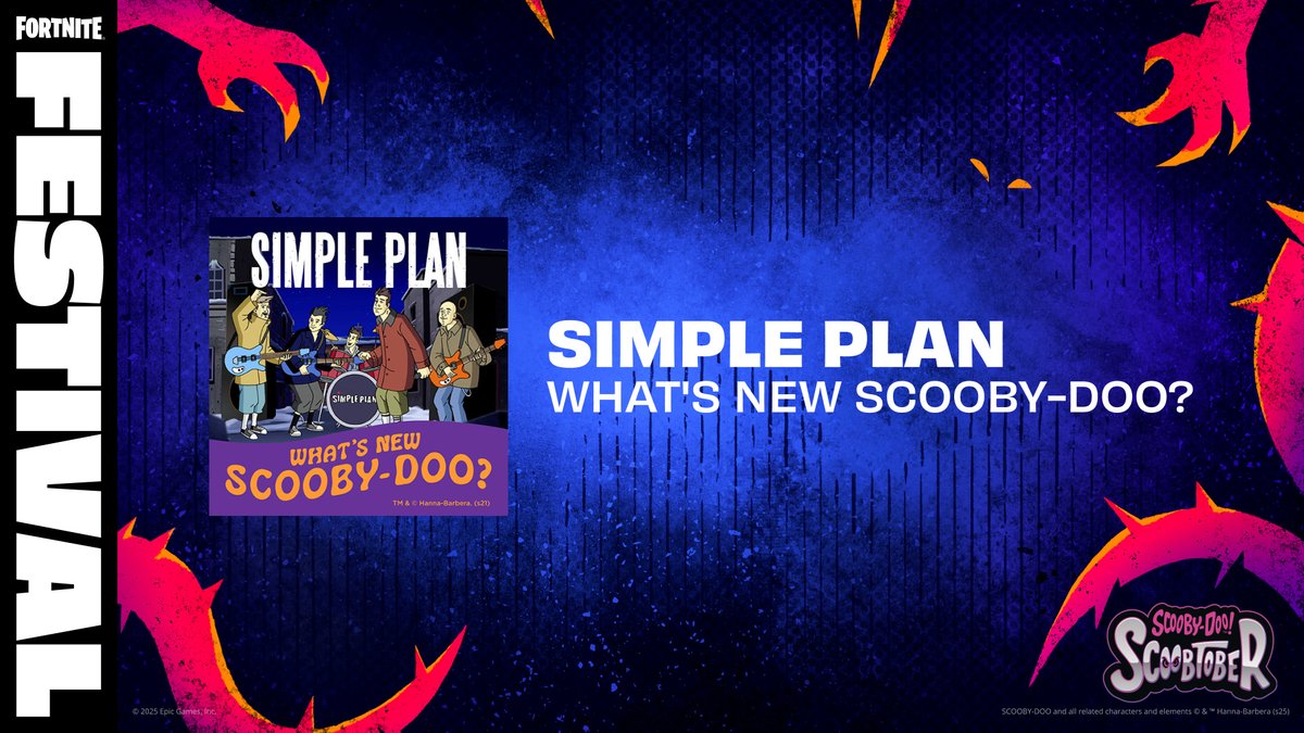 Ruh-roh! It's time for some spooky szn nostalgia 👻🎶

“What’s New Scooby-Doo?” is now available as a Jam Track in Fortnite. Who's joining our sing-along squad?